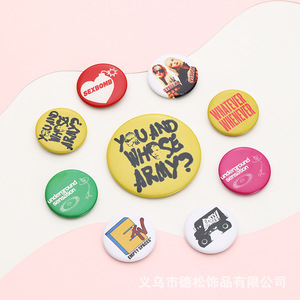 Custom Zinc Alloy Cartoon Anime <b>Badge</b> with <b>Enamel</b> Printing School & Company Brooch - Product Image 3