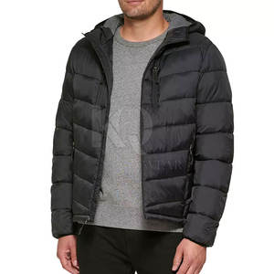 Veste matelassée pour homme, prête pour l'hiver, légère et douce, avec logo sur le devant, réversible, idéale pour la randonnée par temps froid, les voyages, les activités de plein air - Product Image 4