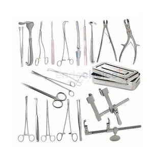 Ensemble d'instruments pour thoracotomie ouverte, manuel, en acier inoxydable, outils chirurgicaux ORL et orthopédiques, stériles, réutilisables, qualité A+, certifié CE - Product Image 6
