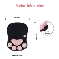 Alas Mouse Gaming Silikon Bentuk Cakar Kucing Ergonomis Nyaman untuk Grosir - OEM/ODM Tersedia Ukuran yang Dapat Disesuaikan Stok Tersedia