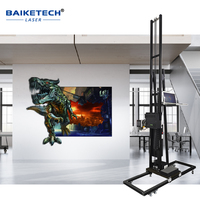 Impresora de pared de inyección de tinta UV 3D de fácil operación de gama alta, máquina de impresión para decoración de pared interior y exterior en varios materiales, fácil de usar, 2017