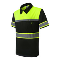 Polo de seguridad para el trabajo de construcción Protección de alta visibilidad para constructores Polo de seguridad industrial Camisa DE TRABAJO HiVis Construcción