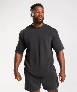 Personalizado músculo slim fit deportes hombres gimnasio camisetas Personalizar su propio logotipo camiseta para hombre gimnasio fitness culturismo slim fit gimnasio camiseta - Product Image 4