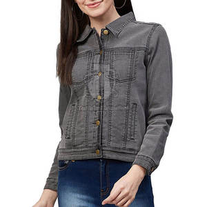 Chaqueta Vaquera para Mujer, Último Modelo, Fabricada en Fábrica, Chaqueta Vaquera para Mujer al por Mayor, Mejor Precio, MOQ Bajo, Chaquetas de Invierno - Product Image 5