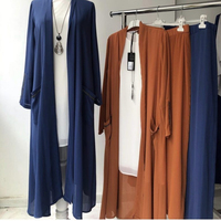 Abaya – vêtements islamiques pour femmes musulmanes, tunique à manches longues, 1 pièce, dubaï, robes de costume, plaqué à volants, nouvelle collection 2023