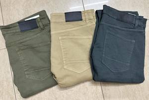 กางเกงผ้าทอลายทแยงสำหรับผู้ชายกางเกงผ้าคอตตอนทอคุณภาพระดับพรีเมียม - Product Image 6