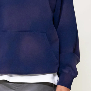 เสื้อฮู้ดดี้ผ้าฟลีซคอตตอน 100% ปักลายดีไซน์ใหม่สำหรับฤดูหนาว สีซีดแบบซันเฟด แห้งเร็ว ระบายอากาศดี รับผลิตตามสั่ง บริการขายส่งและ OEM - Product Image 6