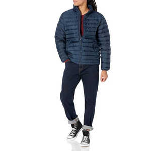 Chaqueta acolchada de satén de diseñador 2025 para hombre, abrigo de invierno con capucha de alta calidad con burbuja brillante, abrigos rellenos de algodón de talla grande personalizados - Product Image 1