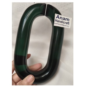 Adornos de Pared de Cadena Acrílica Modernos Personalizados, Hechos a Mano, Adornos Colgantes de Resina Modernos para Decoración del Hogar, Listos para el Festival Diwali - Product Image 1