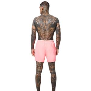 Short de bain homme 2026 tendance, vente chaude, été, personnalisable, uni, confortable, avec deux poches et cordon de serrage - Product Image 5