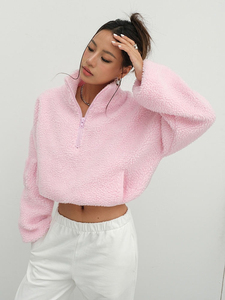 <b>Winter</b> Sweat Jogger Stacked Pants Track Suit Set Custom Puff Print Crop <b>Top</b> Hoodie Streetwear - Product Image 4