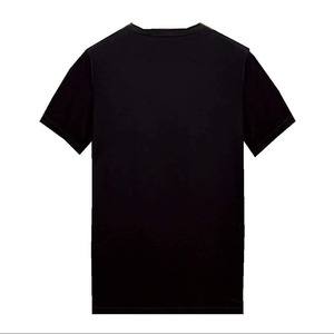 Hombres 150 gramos transpirable 100% algodón camiseta para hombres holgado ajuste holgado impreso tripulación fitness antiarrugas bolsillo - Product Image 2