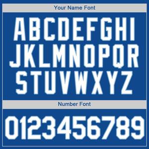 เสื้อเบสบอลแท้สีขาว-น้ำเงินแบบสั่งทำ - Product Image 4