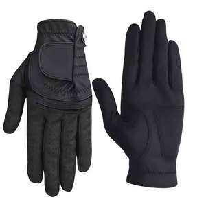 Durable sheepskin synthetic leather golf gloves with enhanced <b>grip</b> and comfort designed for professional and casual players - Product Image 4