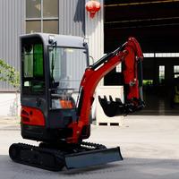 Mini-excavatrice sur chenilles WOMI 2.5T pour l'attachement de moteur, godet, trancheuse, compacteur, broyeur de souches, déneigeuse