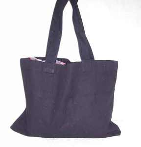 Bolsas de compras de algodón plegables de lona natural ecológicas, diseño liso, personalizadas, reciclables, reutilizables - Product Image 1