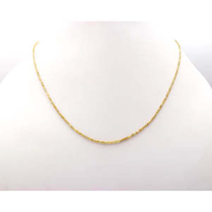 Collier en argent étincelant de 16 pouces avec perles de diamant jaune facettées de 1,5 à 2 mm - Product Image 4
