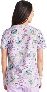 Vaslcare 2025, conjunto de uniformes de hospital para mujer con estampado personalizado, camisetas y pantalones de lona suaves y acogedores con bolsillos, uniformes de enfermera - Product Image 6