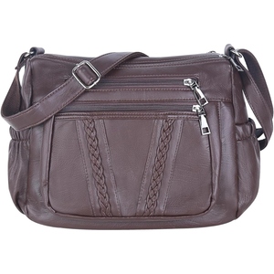 Bolso Bandolera de Piel Sintética para Mujer, Diseño Moderno, Amplio, Bolso de Hombro - Product Image 2