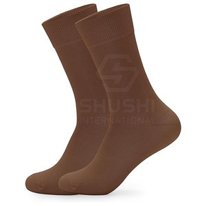 Chaussettes décontractées d'automne pour hommes confortables coton de haute qualité mode respirant 2 orteils équipage personnalisable - Product Image 1