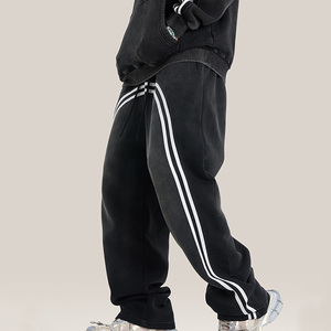 Chándal personalizado para hombre con hombros caídos, lavado al sol, contraste, correas, peso pesado, 100% algodón, con capucha, transpirable, frente de invierno - Product Image 5