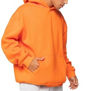 Sweat à capuche zippé personnalisé en molleton épais 400 GSM – Coupe ample unisexe, style décontracté vintage en coton biologique pour l'hiver - Product Image 6
