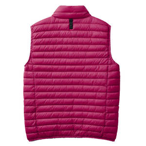 2025 Logo personnalisé hommes décontracté hiver chaud bouffant veste Polyester à capuche avec fermeture à glissière coupe-vent extérieur bulle - Product Image 2