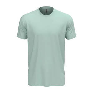 Camiseta de algodón de manga corta con cuello redondo para hombre, camisetas atléticas para correr, gimnasio y entrenamiento - Product Image 2