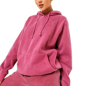 New Arrival For <b>Winter</b> Essential Women's Washed hoodies 100% Cotton Regular Fit Latest <b>Top</b> Quality Acid Washed Premium Quality - Product Image 1