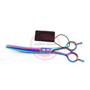1pcs Pet Curved Thinning Scissors Professional Dog Thinning Shears Hair Scissors - Product Image 2