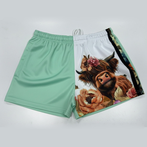 Conception de haute qualité votre propre Logo personnalisé 100% Polyester Rugby Footy Shorts respirant séchage rapide taille élastique Sublimation - Product Image 1