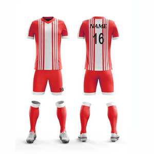 Haute qualité Top tendance respirant Sublimation logo personnalisé maillots de football vêtements de sport uniformes ensemble formation d'équipe vêtements de football - Product Image 1