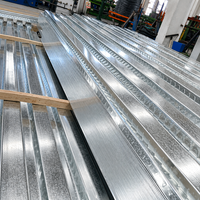 Tôle de plancher en acier galvanisé de type ouvert YX51 305 915 pour la construction de dalles de béton à usage intensif
