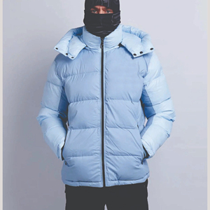 <b>Men's</b> High Quality Korean-Style Winter Puffer <b>Jacket</b> Stand Collar Zipper Hooded <b>Down</b>-<b>Filled</b> Coat Breathable Warm OEM Service - Product Image 2