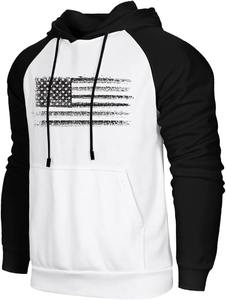 Vente en gros de sweat à capuche pour homme streetwear surdimensionné et décontracté sweat à capuche blanc uni hiver sweat à capuche chaud - Product Image 2