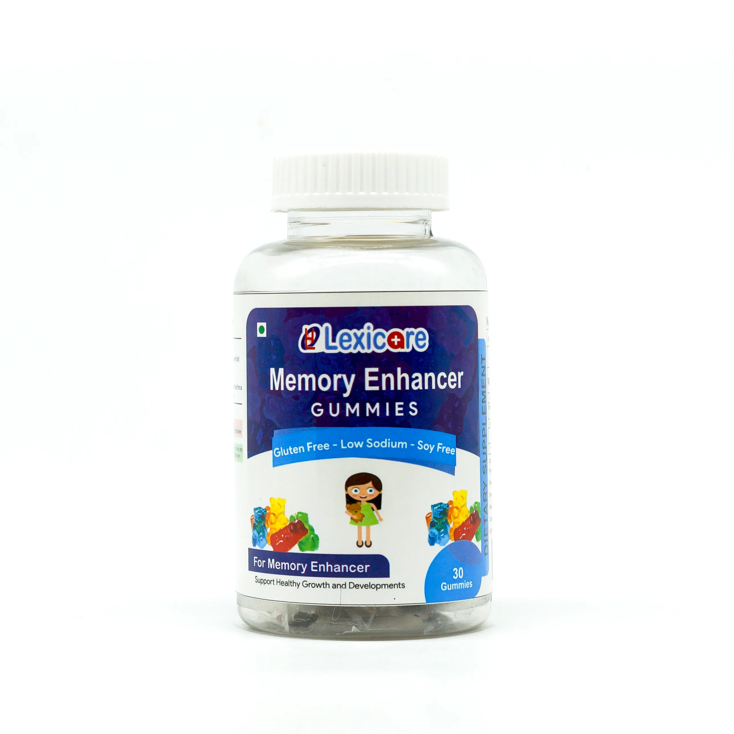 GMP Certified Focus Kids Vitamins Atención Gummy Suplemento Pectina Focus Gummies para niños Cerebro