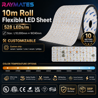 Panneau LED ultra fin de haute qualité avec garantie de 5 ans, DC24V 2835, super long, 10 m de long, feuille LED flexible pour rétroéclairage de pierre