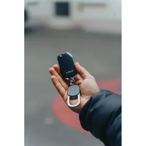 Portachiavi Personalizzato Promozionale in Acciaio Inossidabile Lucidato per Due Chiavi - Product Image 3