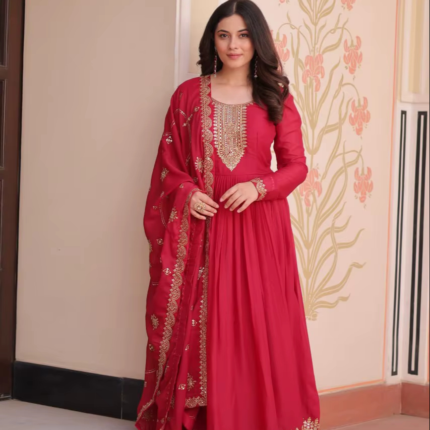 Wholesale Anarkali Salwar Suits: Indian & Pakistani Gowns for Women by LAMOUNT SUPPLIER LLP