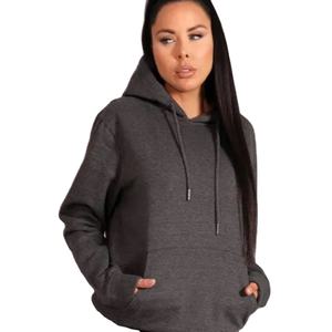 Sudadera con Capucha Extra Grande para Mujer, de Secado Rápido, Transpirable, Ligera, Estilo Urbano, Hombros Caídos, Logotipo Personalizado para Invierno - Product Image 1
