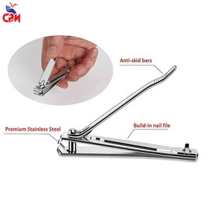Premium Stainless Steel Nail <b>Cutter</b> with Built in Nail File Precision Grooming Tool for Manicure and Pedicure Durable Sharp <b>Edge</b> - Product Image 5