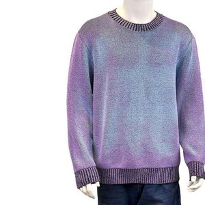 Pulls en mohair tricotés d'hiver unisexes personnalisés à col rond, impression de logo en relief, qualité supérieure, respirant, streetwear - Product Image 3