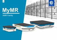 Robot mobile autonome MyMR-1500 AMR avec navigation laser et autonomie de 6 à 8 heures pour la manutention des matériaux dans les usines et entrepôts