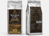 Grains de café Arabica torréfiés de qualité supérieure en sacs de vente au détail sous marque privée ou en vrac, provenant de Minas Gerais, Brésil