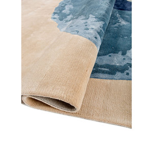 Tapis Aprezo Classic Top-28733 en laine, bambou et soie, tufté à la main, 4m rectangulaire, rayé, épaisseur 10mm, pour sol domestique, viscose - Product Image 2