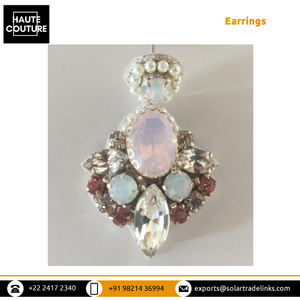 ขายลําลองสไตล์หินโอปอลทํามือปักชุดราตรี Locket จี้ต่างหูสําหรับผู้หญิงหญิง - Product Image 5