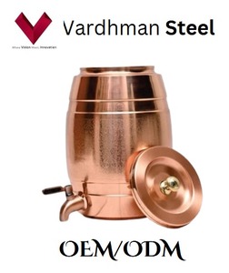 ทองแดงขายความต้องการขนาดใหญ่ barel matka 16ลิตร, สมบัติเหนือกาลเวลาของประเพณี, ถังทองแดง matka ถือสาระสำคัญของความบริสุทธิ์ - Product Image 5