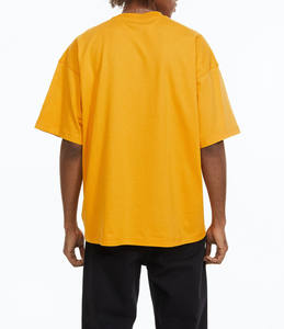 Vente d'été à prix avantageux 100% coton coupe régulière à manches courtes et col roulé T-shirt écologique - Product Image 3