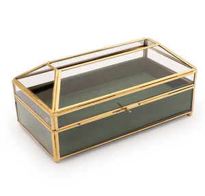 Cajas de pañuelos acrílicos y de latón Artesanía de diseño moderno Organizador de pañuelos Caja de pañuelos acrílicos - Product Image 1