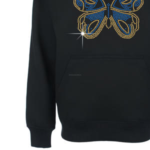 เสื้อฮู้ดโอเวอร์ไซส์ผู้ชายผ้า100% ีเอสเตอร์ถักมีฮู้ดคอเสื้อทรงหลวมสำหรับฤดูใบไม้ร่วง - Product Image 5